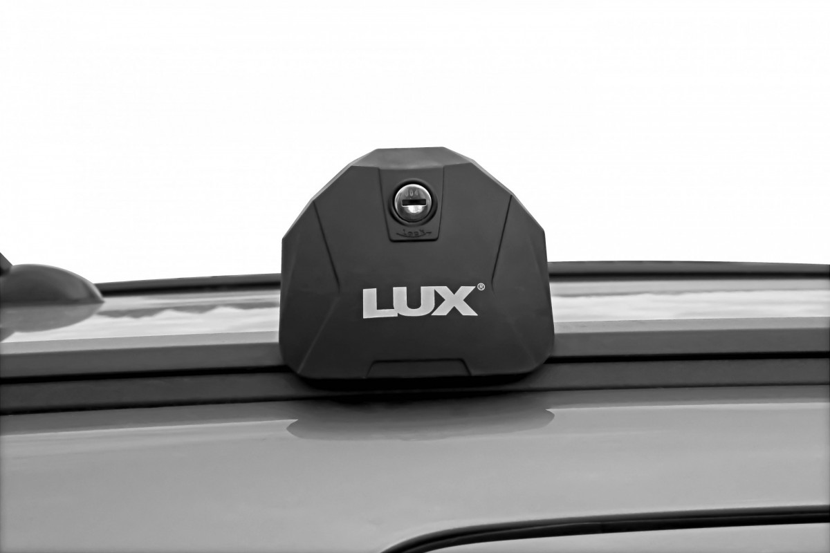 Багажная система LUX SCOUT (ЛЮКС СКАУТ ) для а/м с интегрированными рейлингами универсальная с черными дугами 110 см Багажная система LUX SCOUT (ЛЮКС СКАУТ ) для а/м с интегрированными рейлингами универсальная с черными дугами 110 см